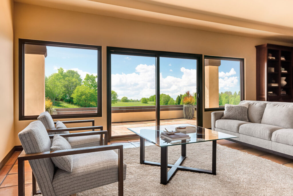 Black-Framed Windows